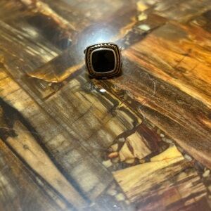 Sterling silver & 14k gold ring